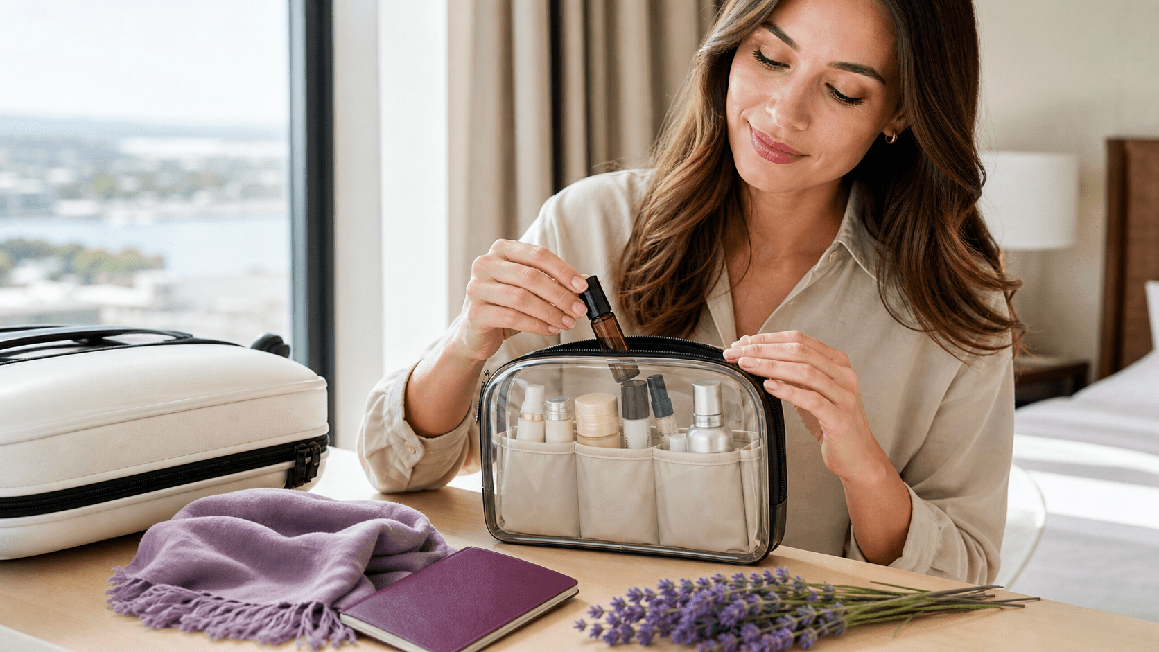 Using Lavender Oil Rollers During Travel Without Spills